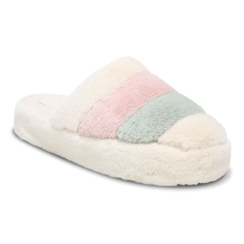 Vionic Cosmina Pantuflas Creme Multicolor | FO082fKk