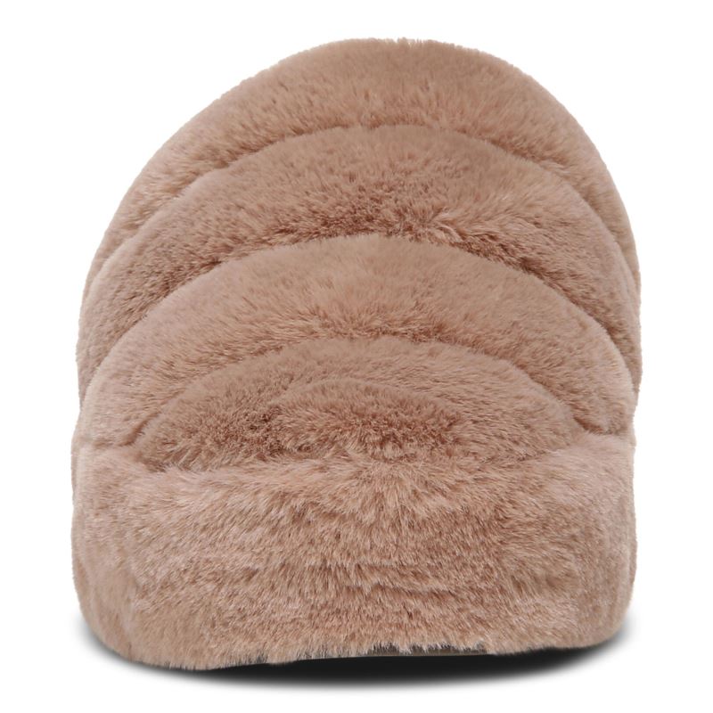 Vionic Cosmina Pantuflas Marrom | FmHQCqx3