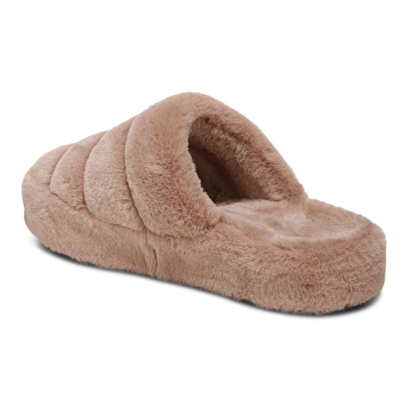 Vionic Cosmina Pantuflas Marrom | FmHQCqx3