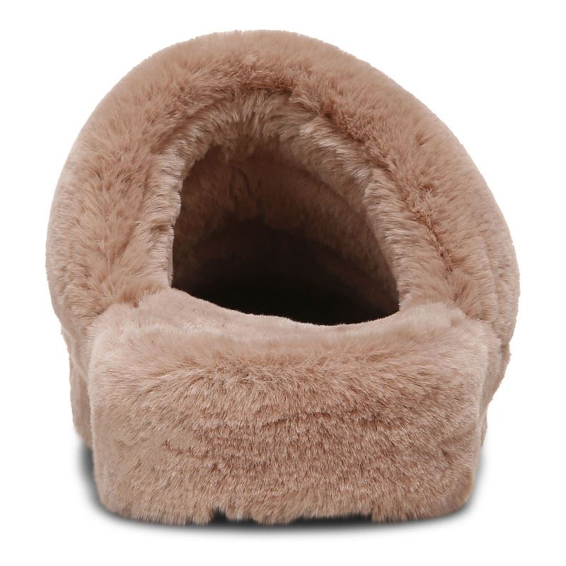 Vionic Cosmina Pantuflas Marrom | FmHQCqx3