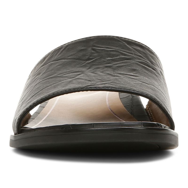 Vionic Demi Chanclas Sandal Negros | F3t3L8Qe