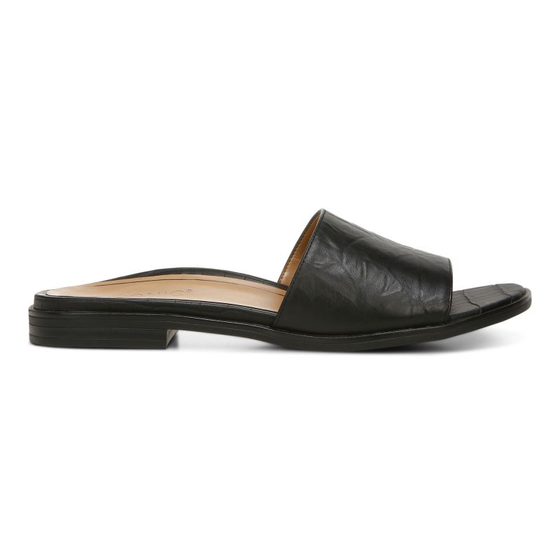 Vionic Demi Chanclas Sandal Negros | F3t3L8Qe