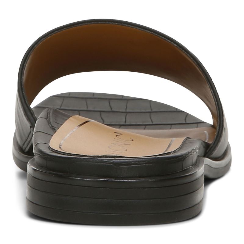 Vionic Demi Chanclas Sandal Negros | F3t3L8Qe