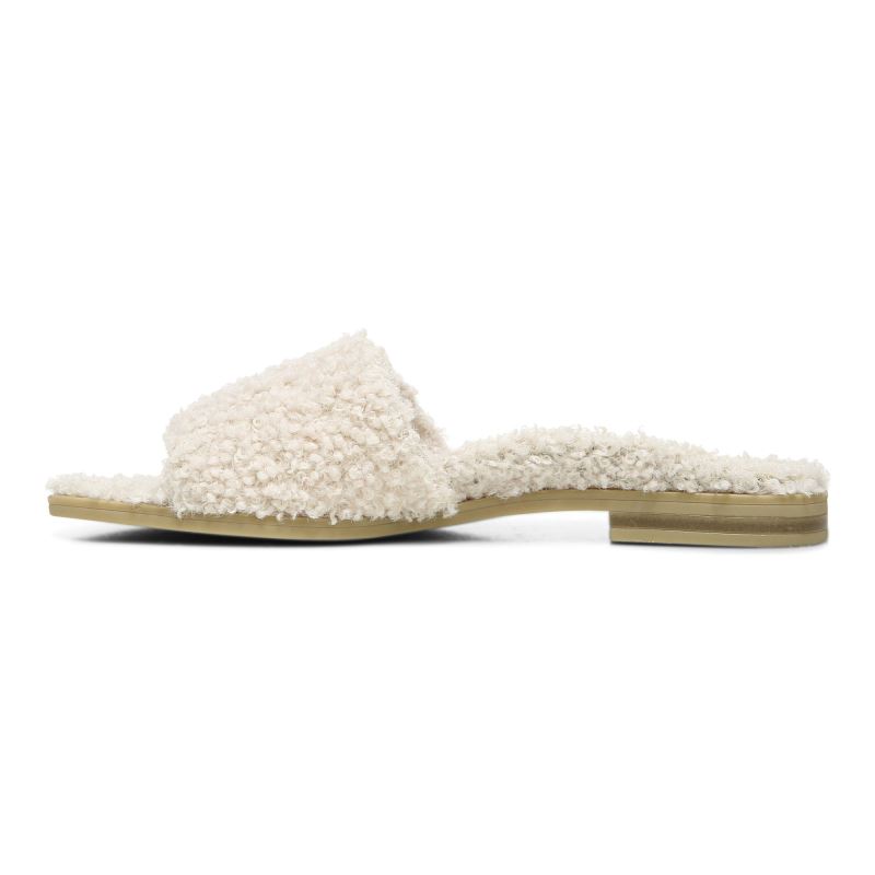 Vionic Demi Shearling Chanclas Beige | 9GGf1Fi9