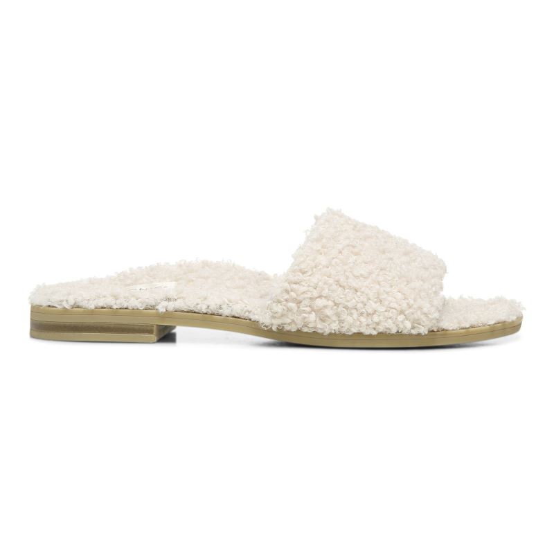 Vionic Demi Shearling Chanclas Beige | 9GGf1Fi9