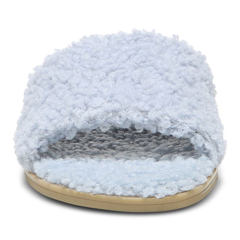 Vionic Demi Shearling Chanclas Blancos | DtM3BmjB