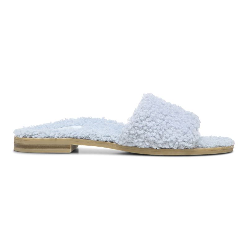 Vionic Demi Shearling Chanclas Blancos | DtM3BmjB
