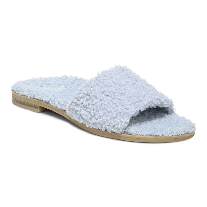 Vionic Demi Shearling Chanclas Blancos | DtM3BmjB