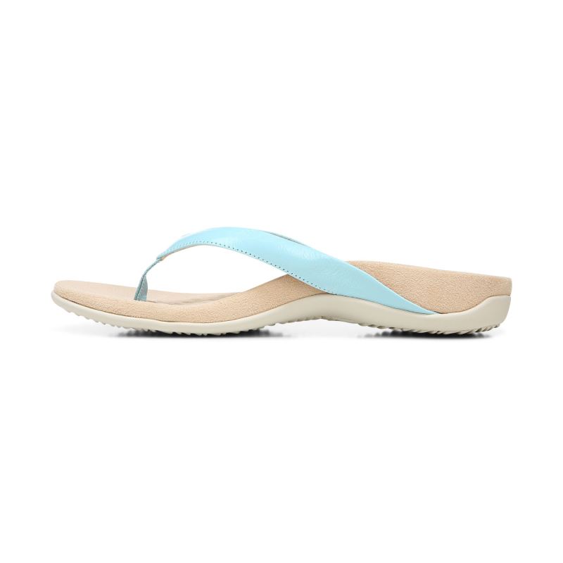Vionic Dillon Puntera Post Sandal Azules | rzRNvlnG