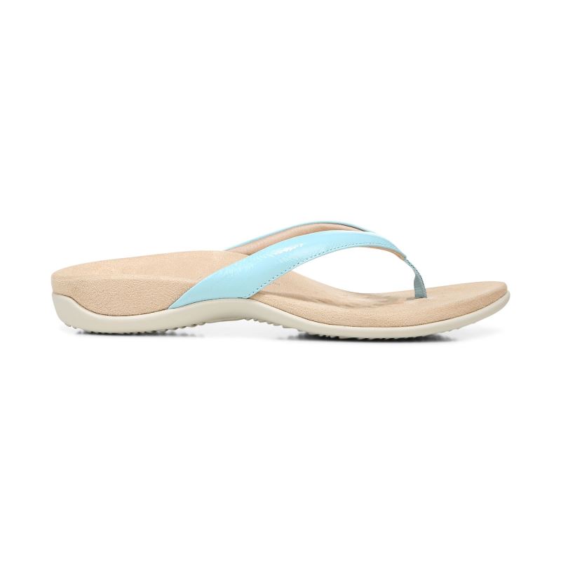 Vionic Dillon Puntera Post Sandal Azules | rzRNvlnG