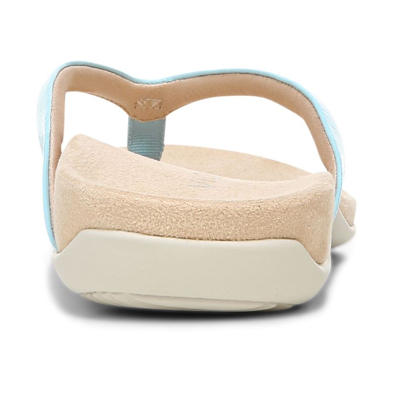 Vionic Dillon Puntera Post Sandal Azules | rzRNvlnG