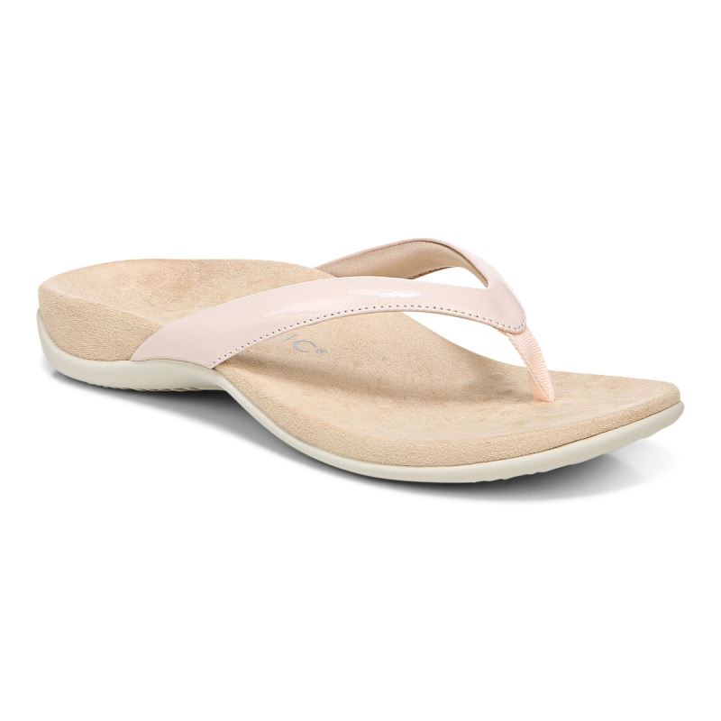 Vionic Dillon Puntera Post Sandal Rosas | OuCPAAP9