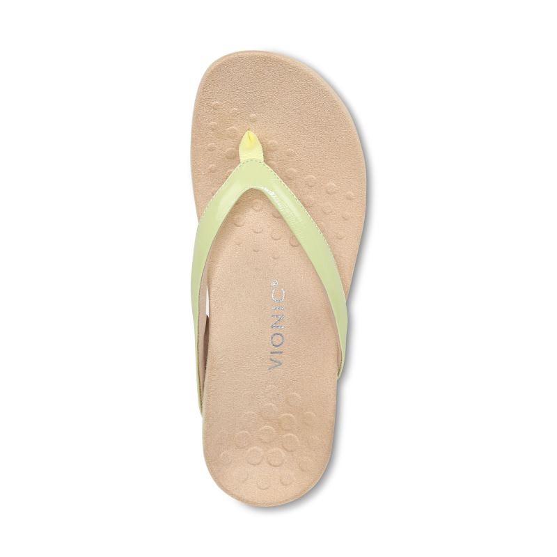 Vionic Dillon Puntera Post Sandal Verdes Claro | MSObB9yw