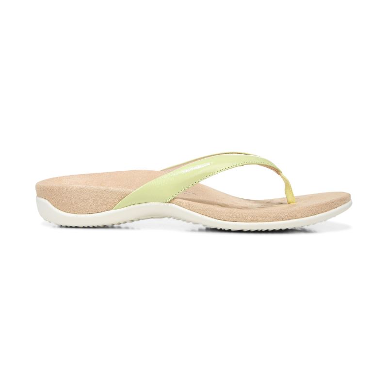 Vionic Dillon Puntera Post Sandal Verdes Claro | MSObB9yw