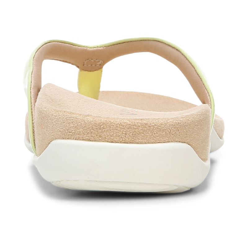 Vionic Dillon Puntera Post Sandal Verdes Claro | MSObB9yw