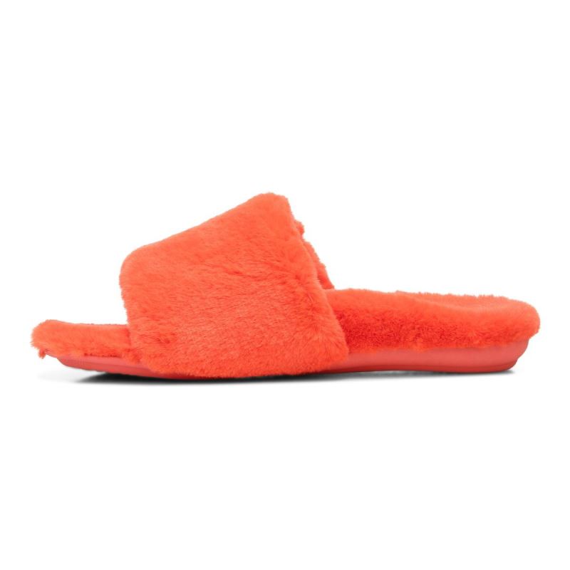 Vionic Dream Plush Pantuflas Rojos | Aw0inaLA