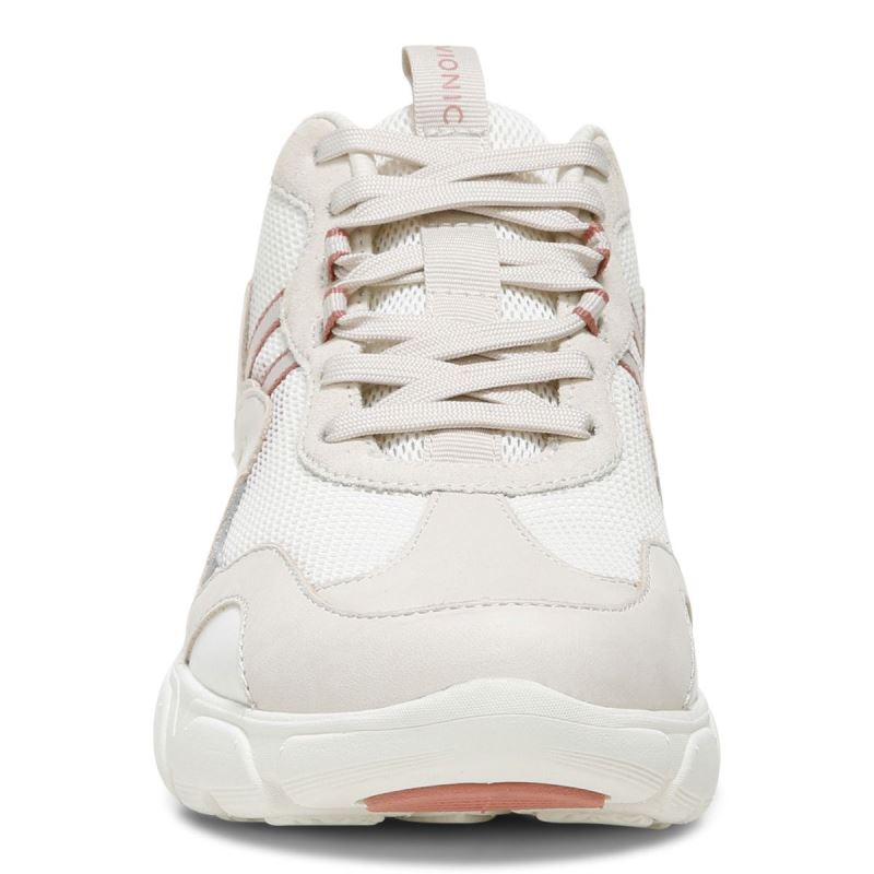 Vionic Electra Sneaker Creme | GaQbjaw1