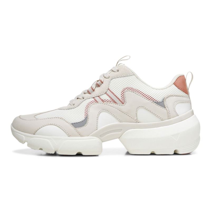 Vionic Electra Sneaker Creme | GaQbjaw1