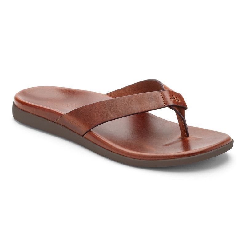 Vionic Elijah Puntera Post Sandal Marrom | nFFSXeOJ