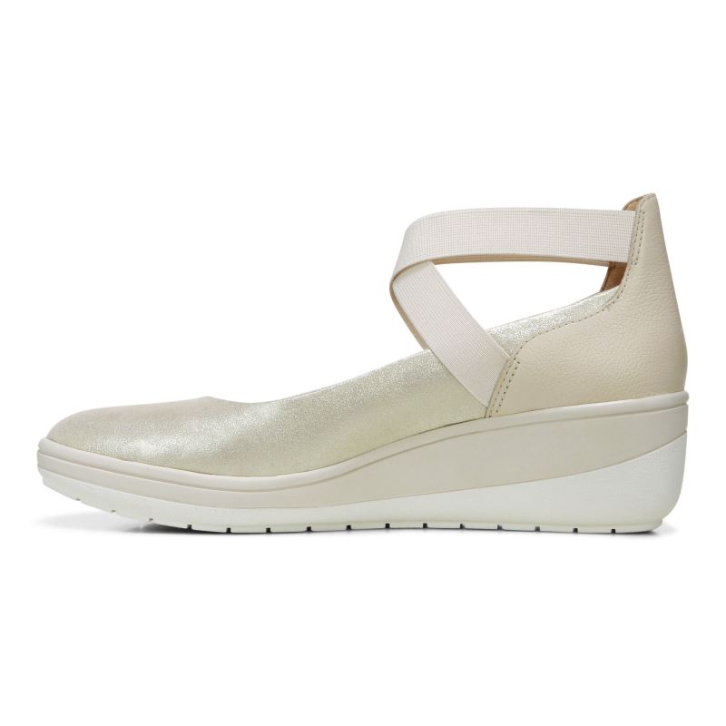 Vionic Ellery Wedge Creme | 1hBfTfZq