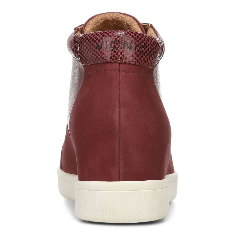 Vionic Emery High Top Vino Granate | 0jheW67g