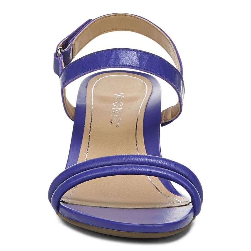 Vionic Emmy Wedge Sandal Azul Rey Azules | 7d76mIx5