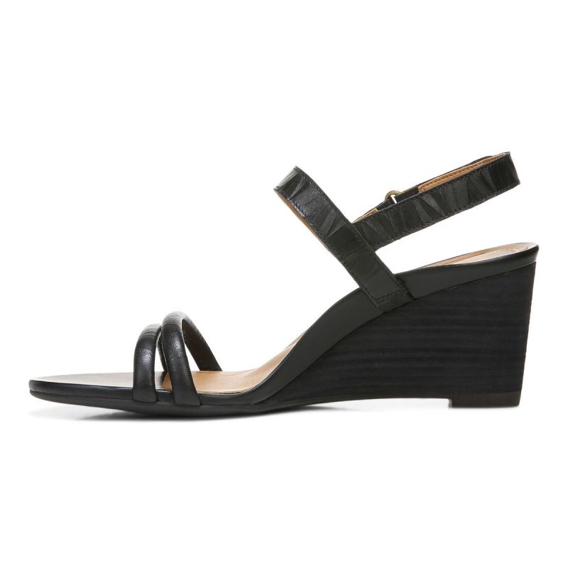 Vionic Emmy Wedge Sandal Negros | gOyIwOnH