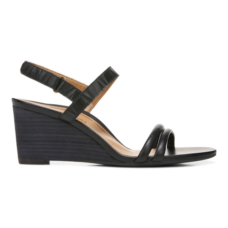 Vionic Emmy Wedge Sandal Negros | gOyIwOnH