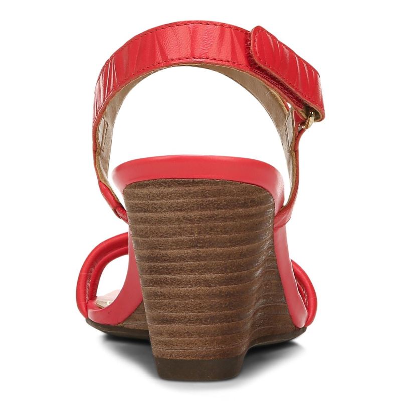 Vionic Emmy Wedge Sandal Rojos | KSKUcC1V