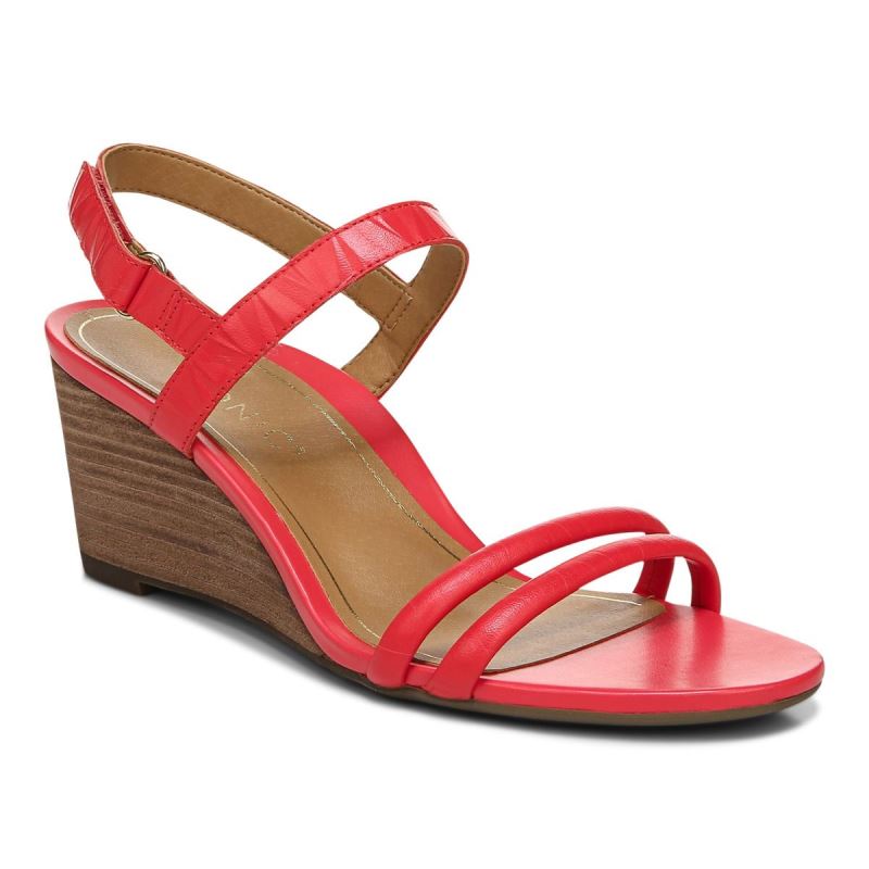 Vionic Emmy Wedge Sandal Rojos | KSKUcC1V