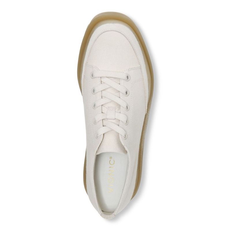 Vionic Ezrie Plataforma Sneaker Creme | 8950eXYU