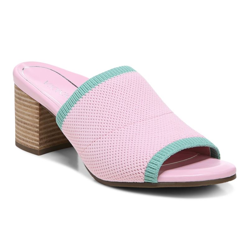 Vionic Fleur Tacón Sandal Rosas | 3mURB1A2