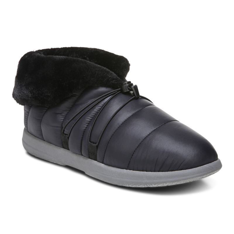 Vionic Gabrie Pantuflas Negros | 6mjbsDO6