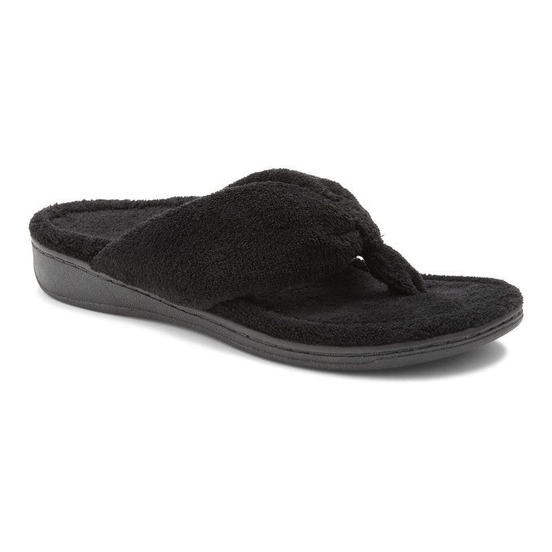Vionic Gracie Puntera Post Pantuflas Negros | OFusf1S7
