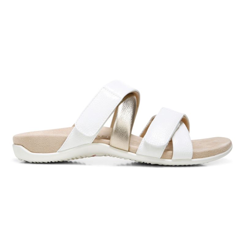 Vionic Hadlie Chanclas Sandal Blancos | BW1y4Eo5