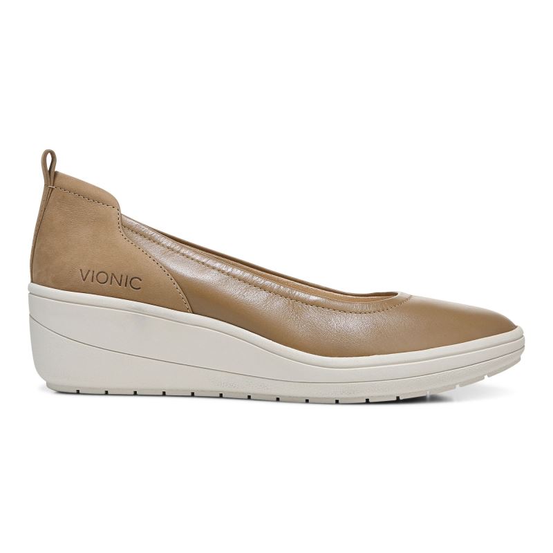 Vionic Jacey Wedge Marrom | CIAMvi3A