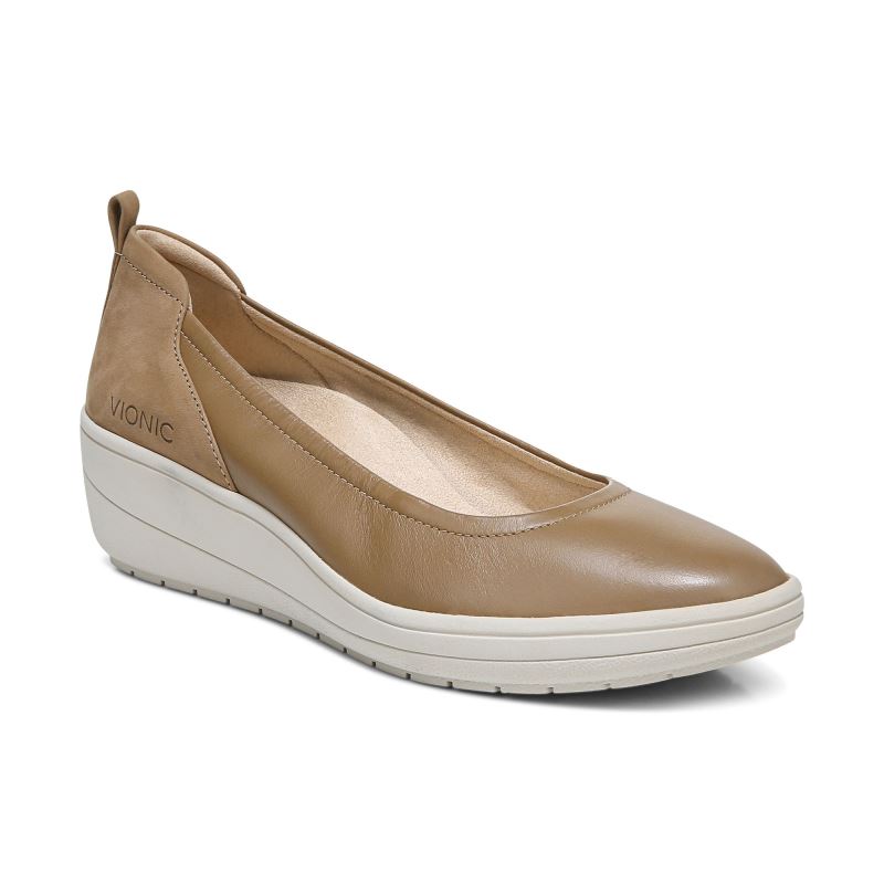 Vionic Jacey Wedge Marrom | CIAMvi3A