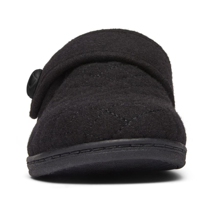 Vionic Jackie Pantuflas Negros | BRKo5AIh