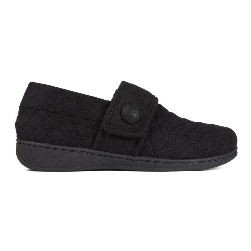 Vionic Jackie Pantuflas Negros | BRKo5AIh