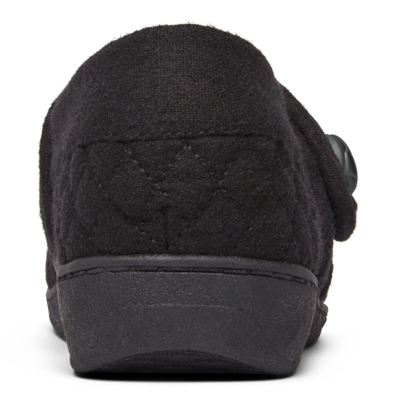 Vionic Jackie Pantuflas Negros | BRKo5AIh
