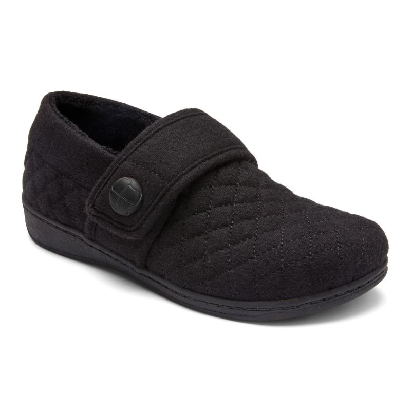 Vionic Jackie Pantuflas Negros | BRKo5AIh