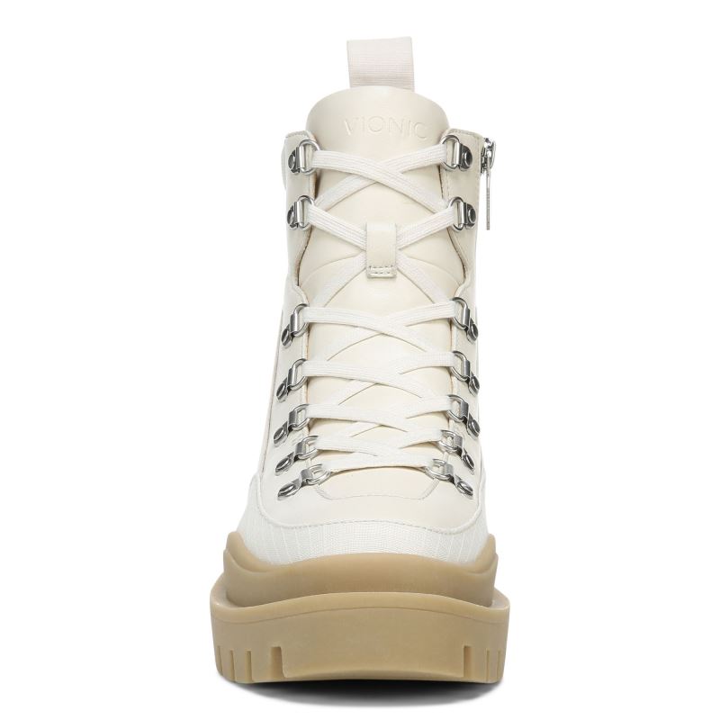 Vionic Jaxen Boot Creme | 0JxQuEPi
