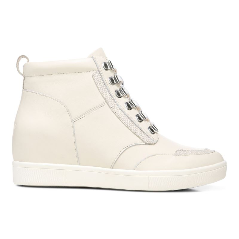 Vionic Jordy High Top Creme | 6WHsfvsf