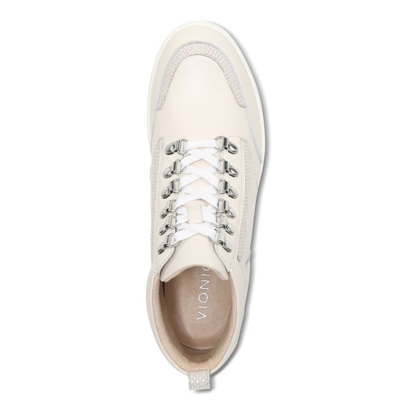 Vionic Jordy High Top Creme | Y10SXlPt