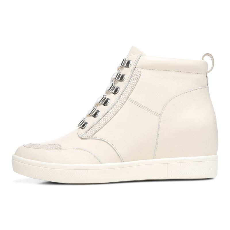 Vionic Jordy High Top Creme | Y10SXlPt