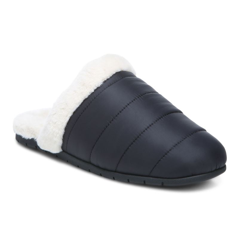 Vionic Josephine Pantuflas Negros | 3cWY0Oi1