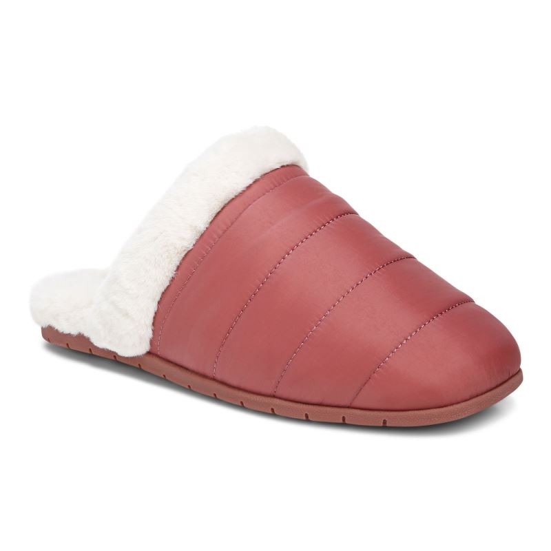 Vionic Josephine Pantuflas Rojos | 9ebTQo4O