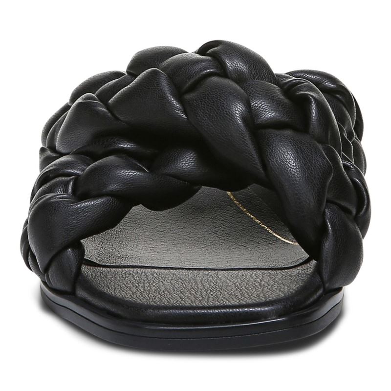 Vionic Kalina Chanclas Sandal Negros | ER9HFT4b