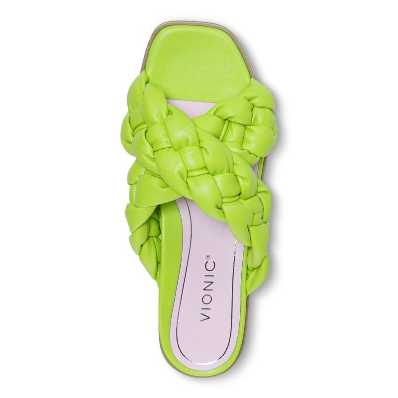 Vionic Kalina Chanclas Sandal Verdes Claro | kYV64NdY