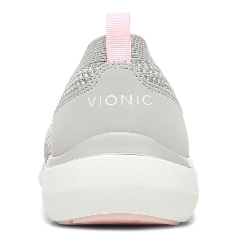 Vionic Kallie Slip on Sneaker Grises Metal | bBJxkfcx